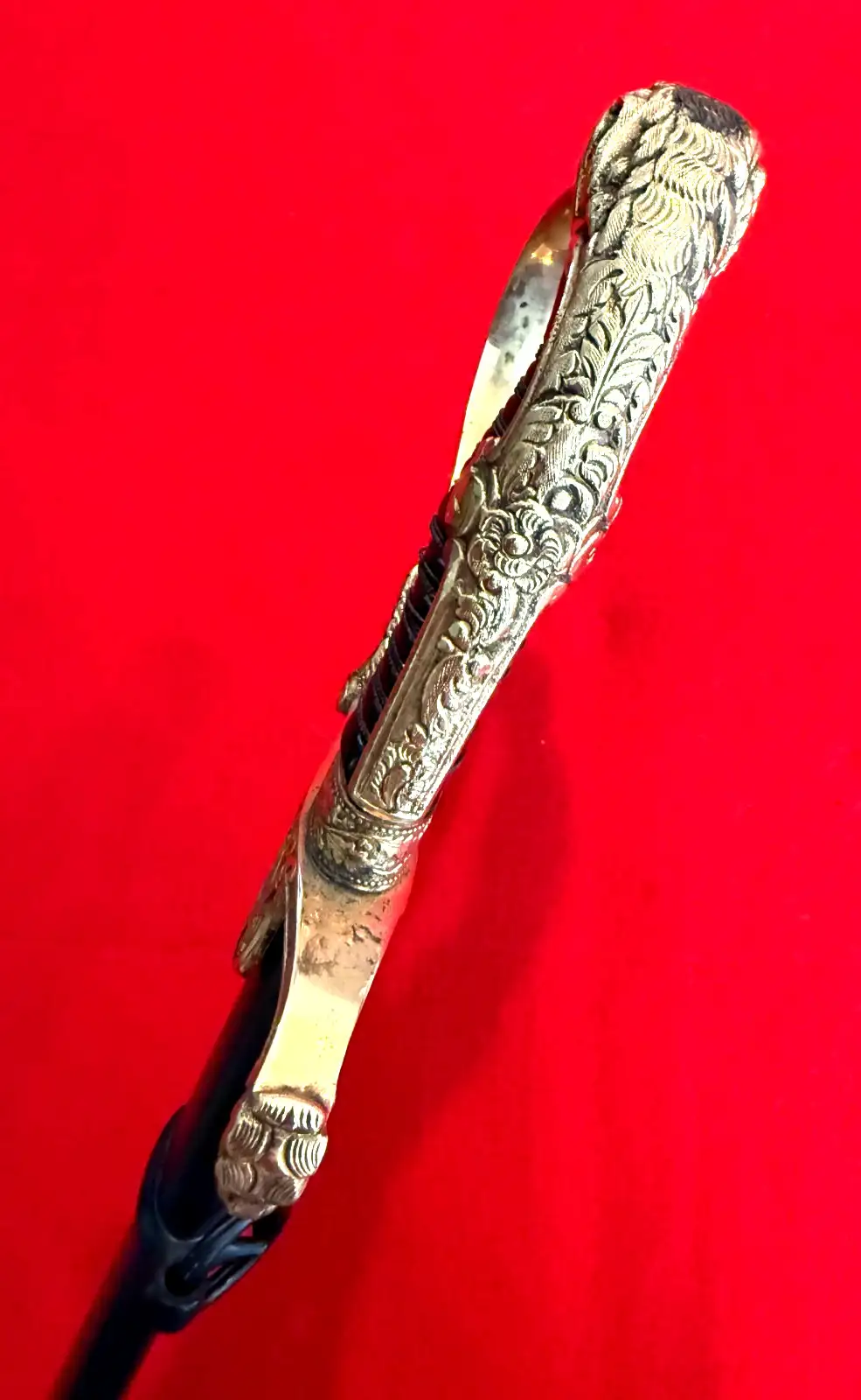 German Artillery Officer Lion Head Sword - View 15