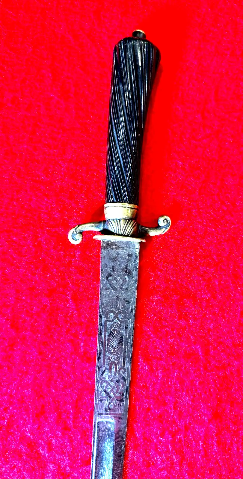 European 18th Century Engraved Hunting Sword - View 11