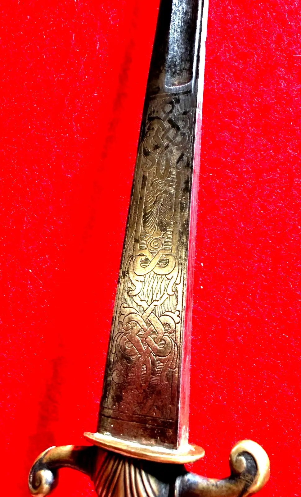 European 18th Century Engraved Hunting Sword - View 13