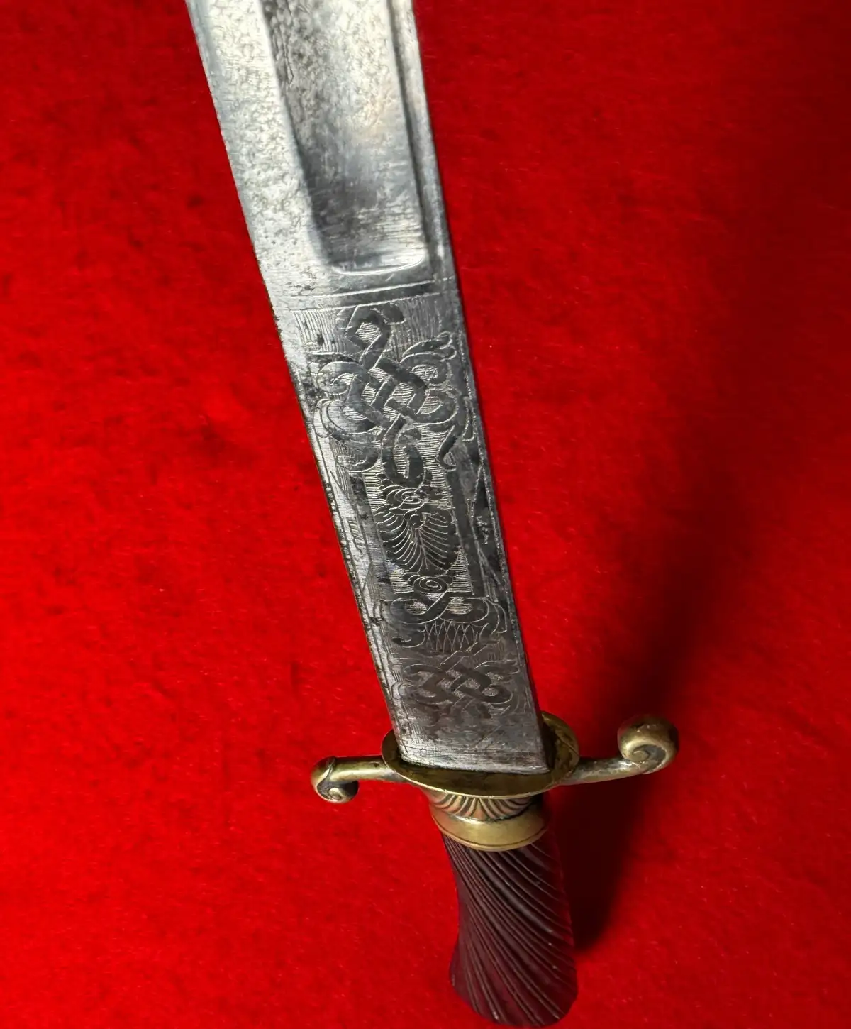 European 18th Century Engraved Hunting Sword - View 15