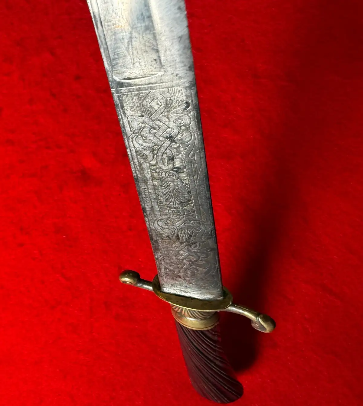 European 18th Century Engraved Hunting Sword - View 16