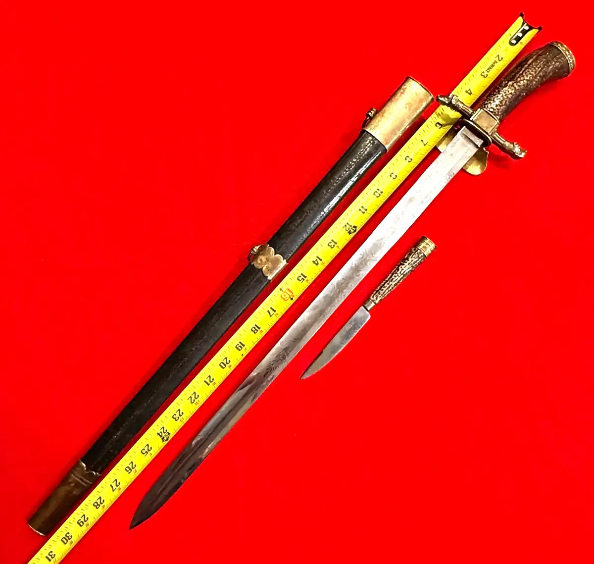 German 19th Century Long Hunting Sword - View 3