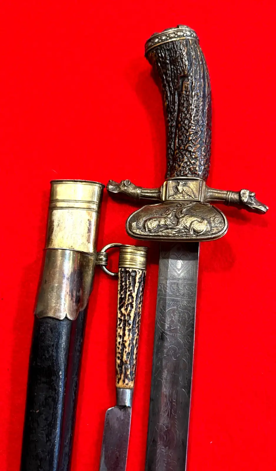 German 19th Century Long Hunting Sword - View 6