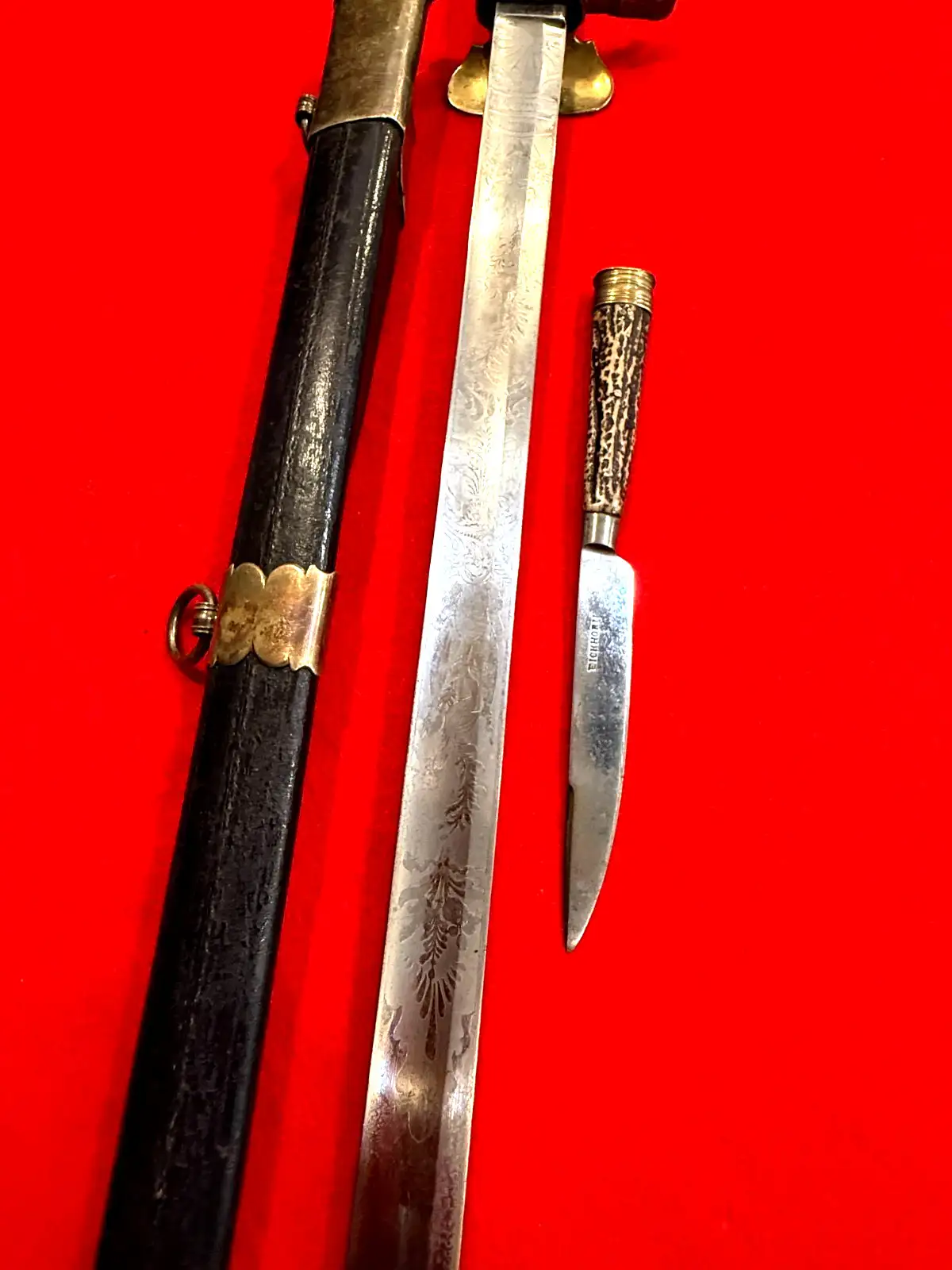 German 19th Century Long Hunting Sword - View 8