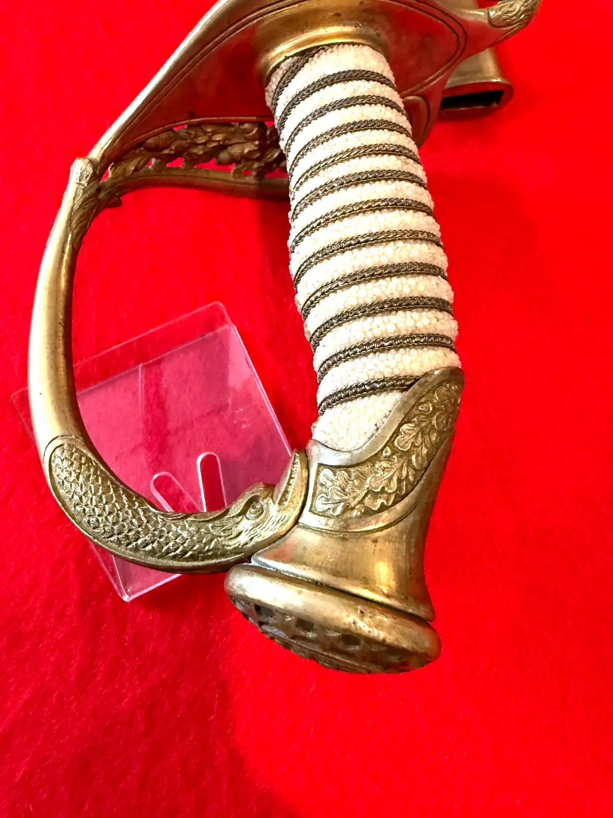 US M1852 Naval Officer Sword with Etched Blade - View 13