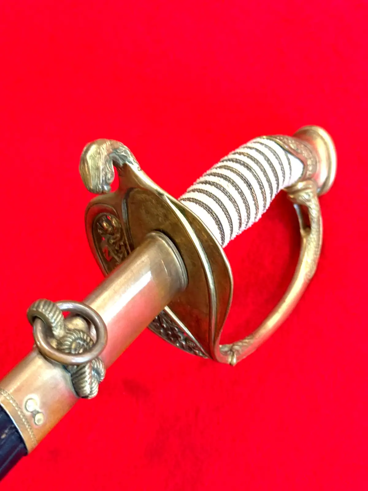 US M1852 Naval Officer Sword with Etched Blade - View 20
