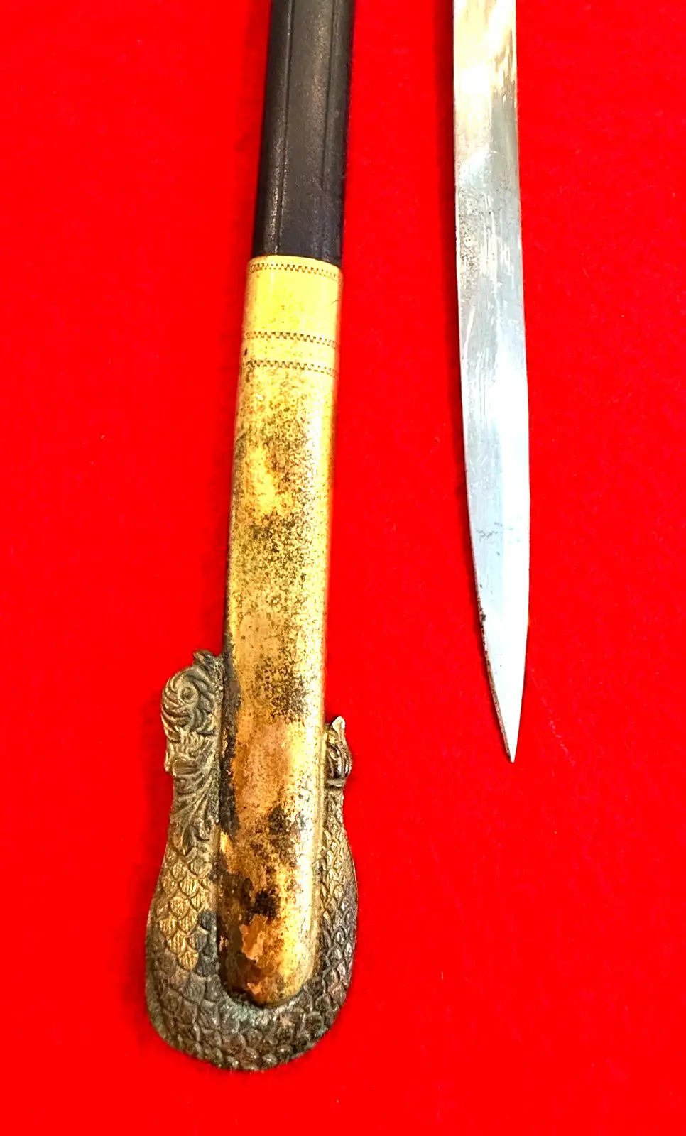 US M1852 Naval Officer Sword with Etched Blade - View 3