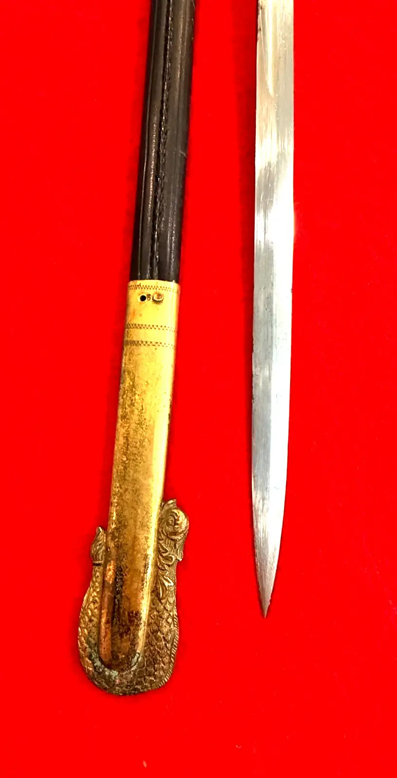 US M1852 Naval Officer Sword with Etched Blade - View 9