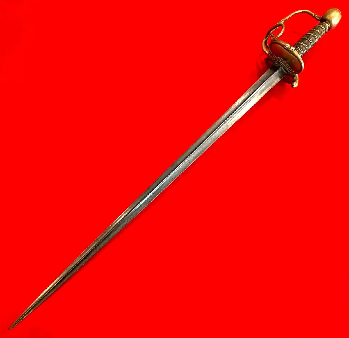 European Walloon Sword Dated 1711 alternate view
