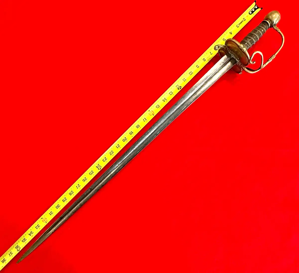 European Walloon Sword Dated 1711 - View 3