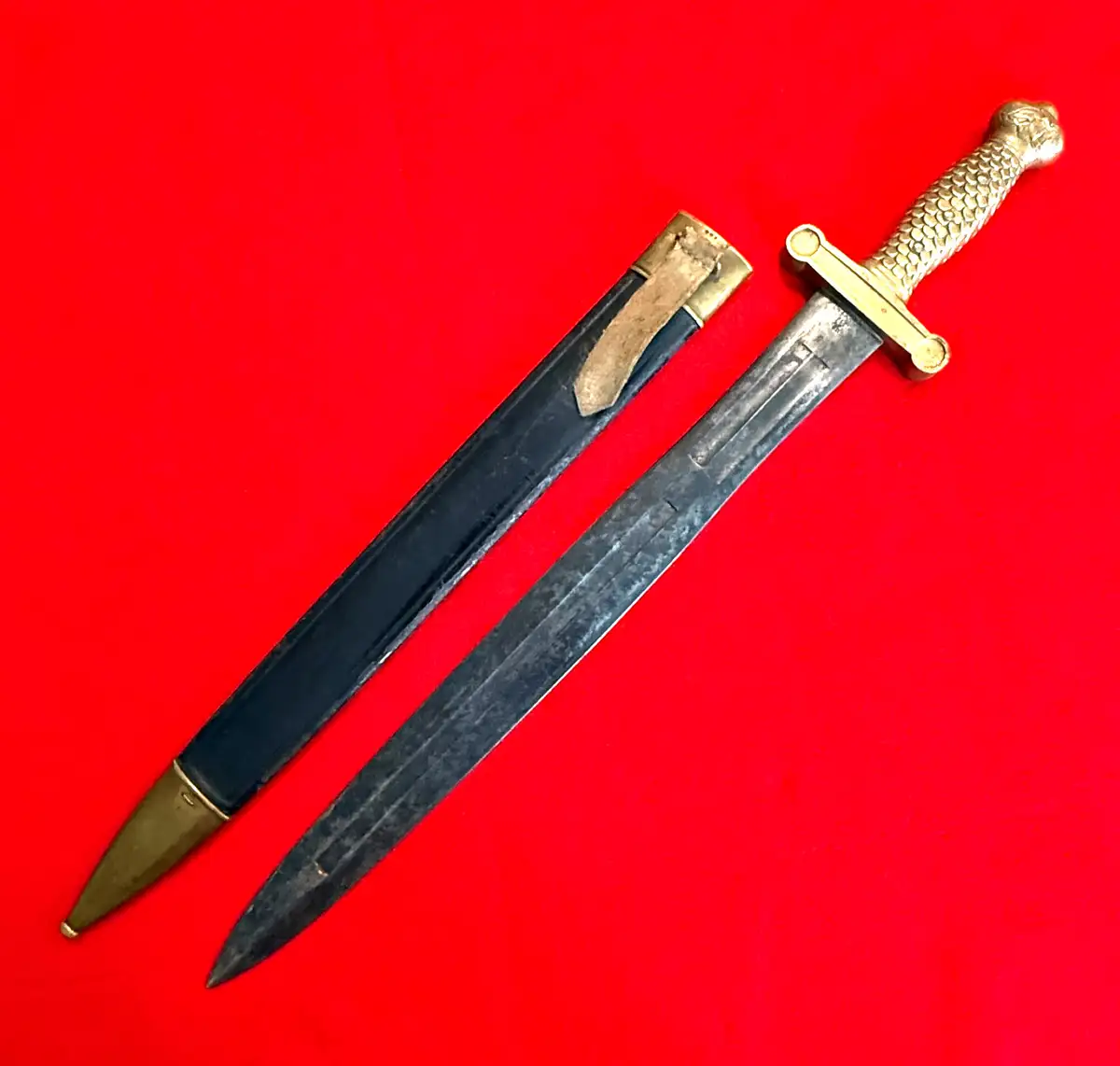 US 1845 Ames Artillery Short Sword alternate view