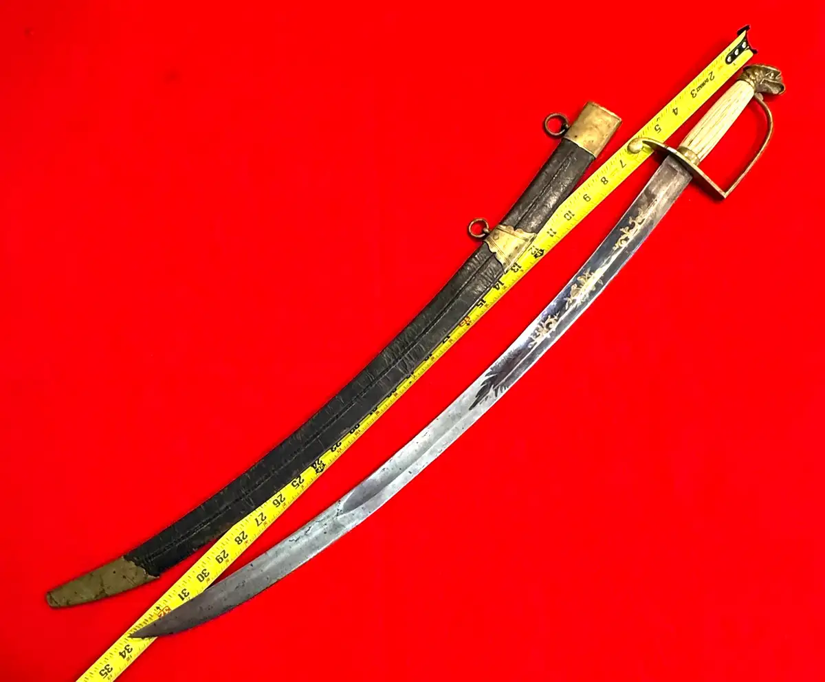 American War of 1812 Eagle Head Officer Sword - View 3