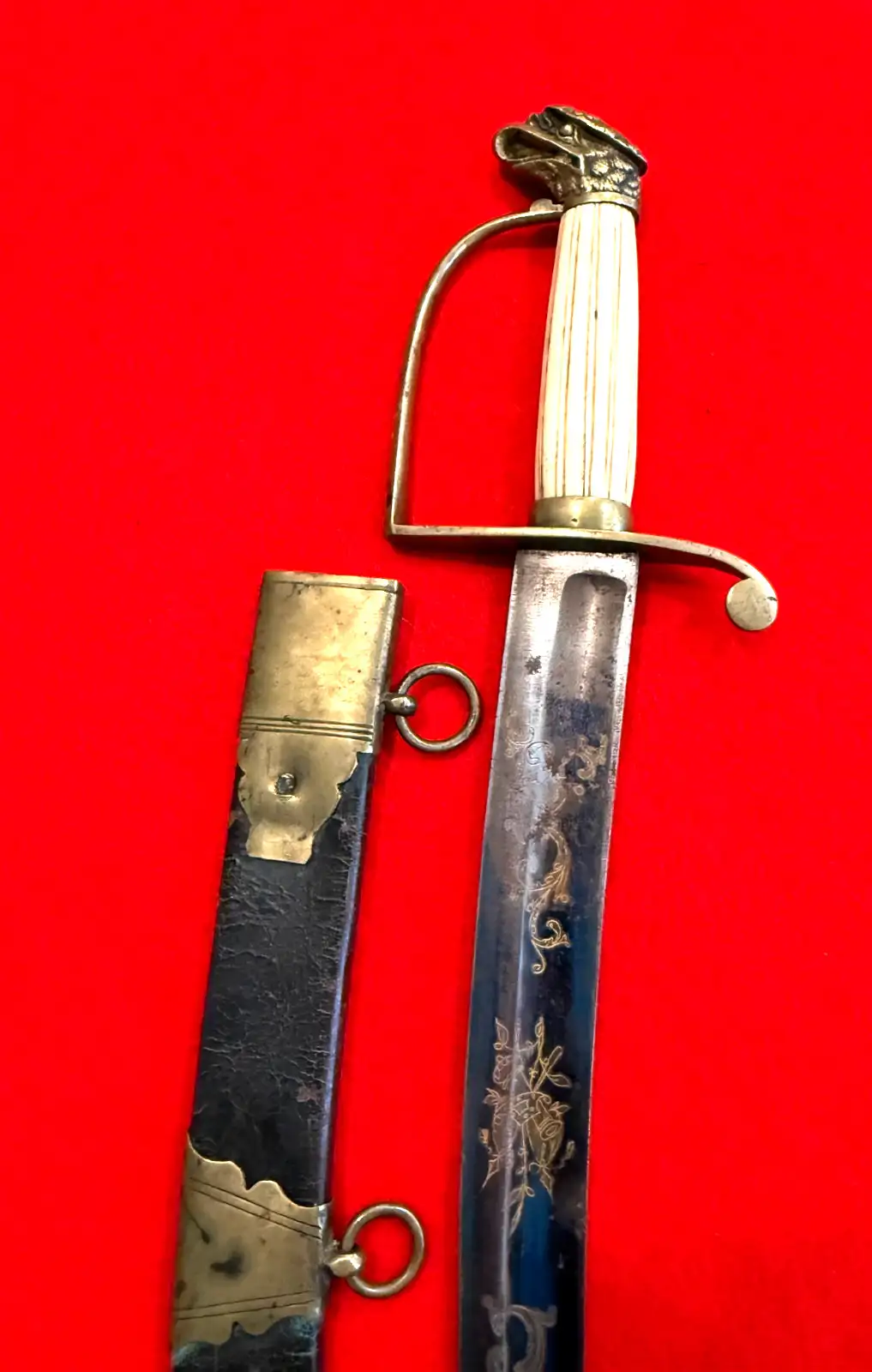 American War of 1812 Eagle Head Officer Sword - View 6