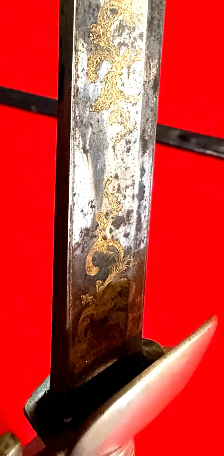 German Hirschfanger Hunting Sword and By-Knife - View 12
