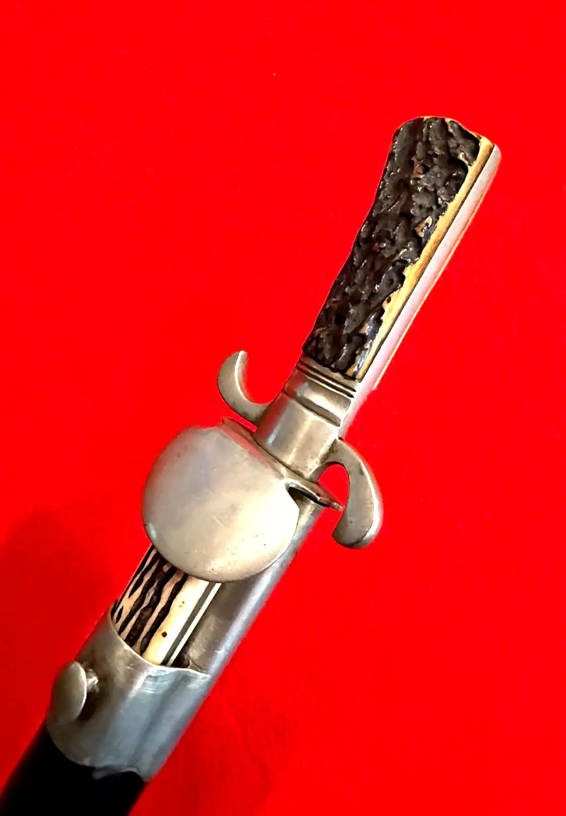 German Hirschfanger Hunting Sword and By-Knife - View 14
