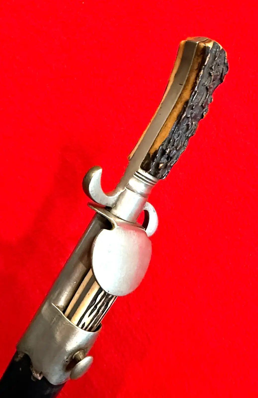 German Hirschfanger Hunting Sword and By-Knife - View 15
