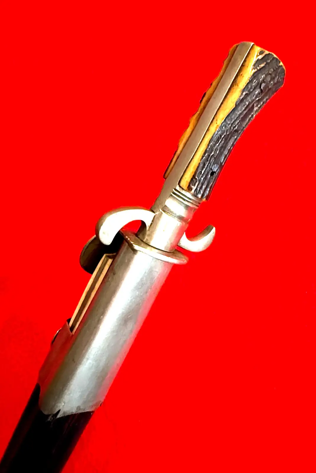 German Hirschfanger Hunting Sword and By-Knife - View 17