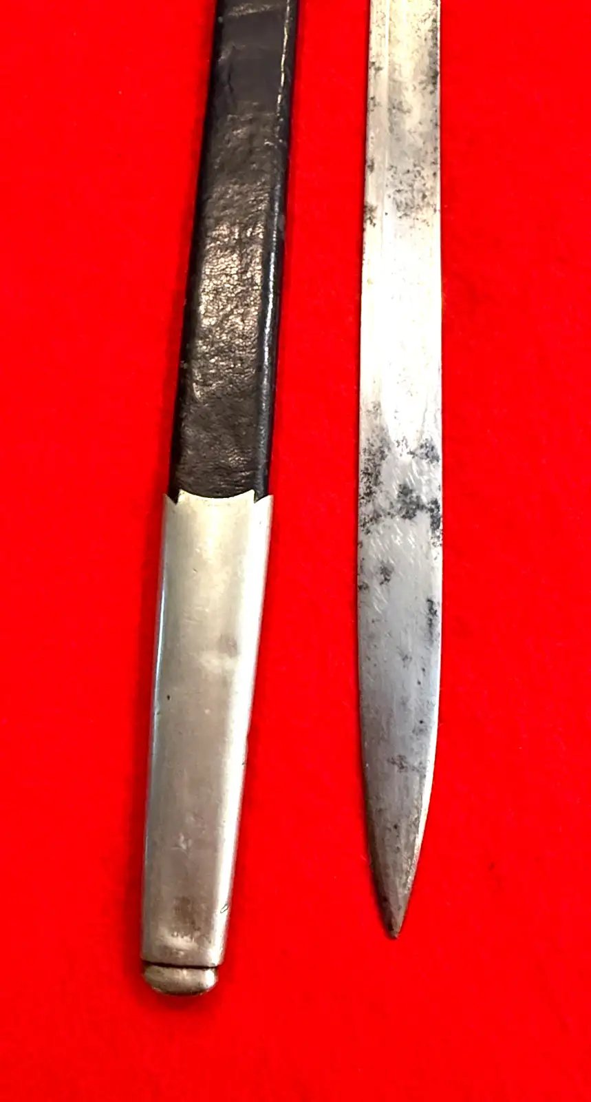 German Hirschfanger Hunting Sword and By-Knife - View 4