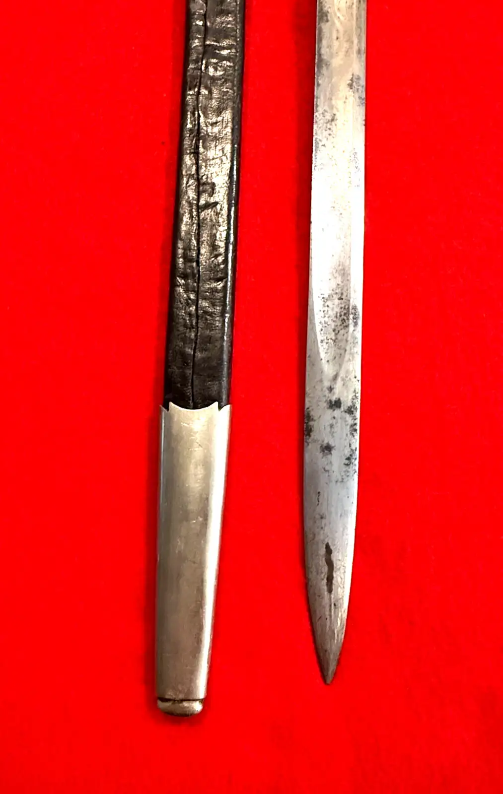 German Hirschfanger Hunting Sword and By-Knife - View 7
