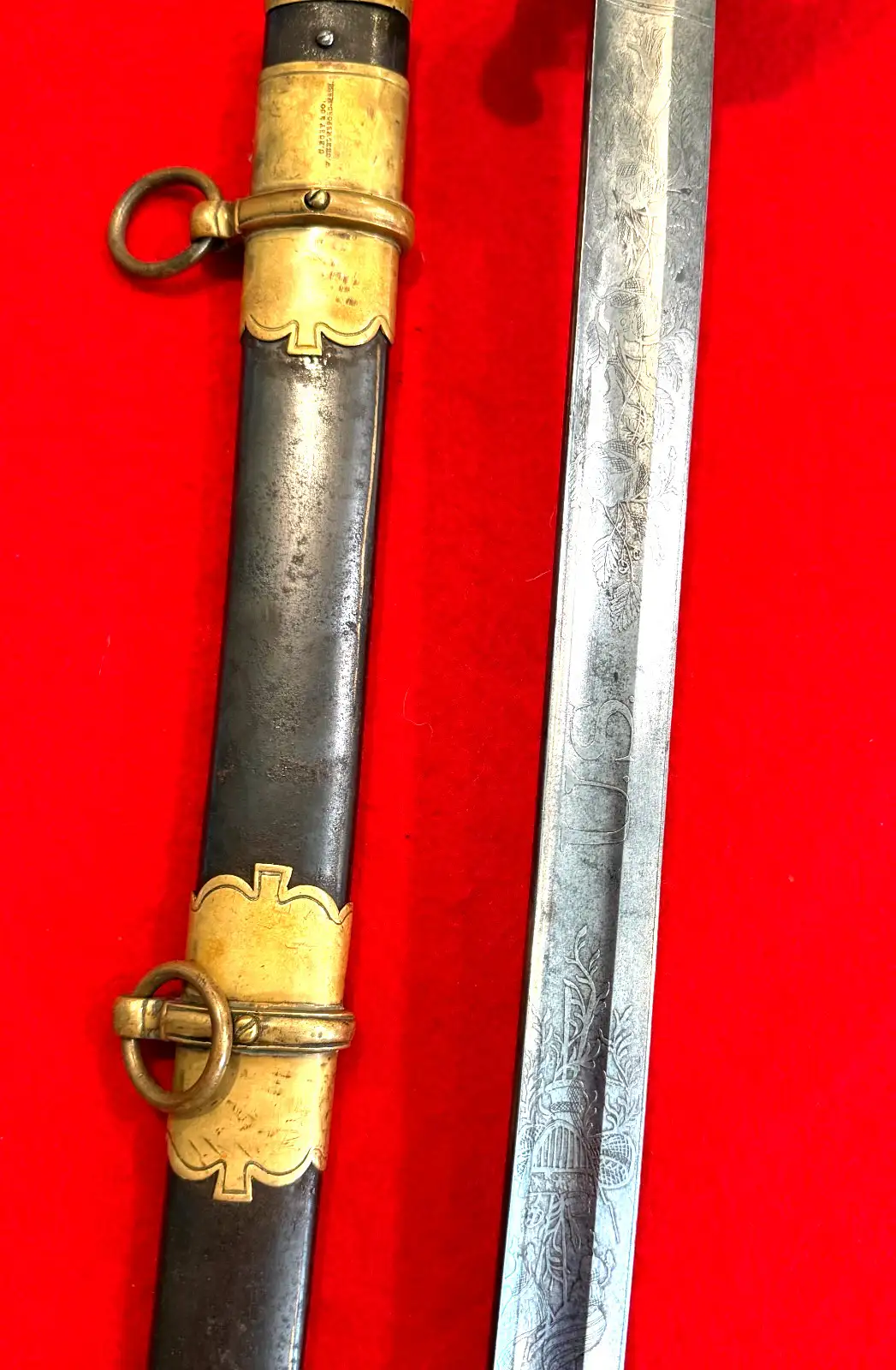 US M1850 Staff and Field Officer Sword by C. Roby - View 13