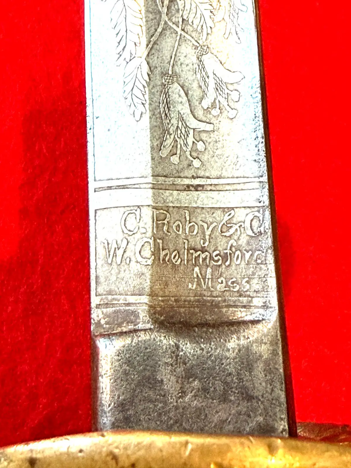 US M1850 Staff and Field Officer Sword by C. Roby - View 14