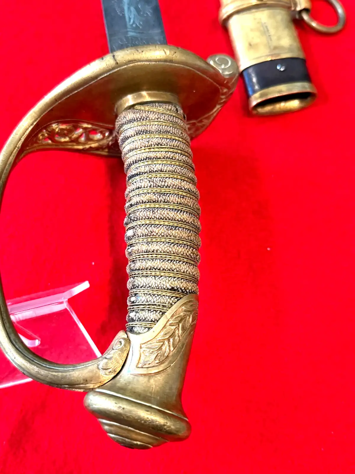 US M1850 Staff and Field Officer Sword by C. Roby - View 17
