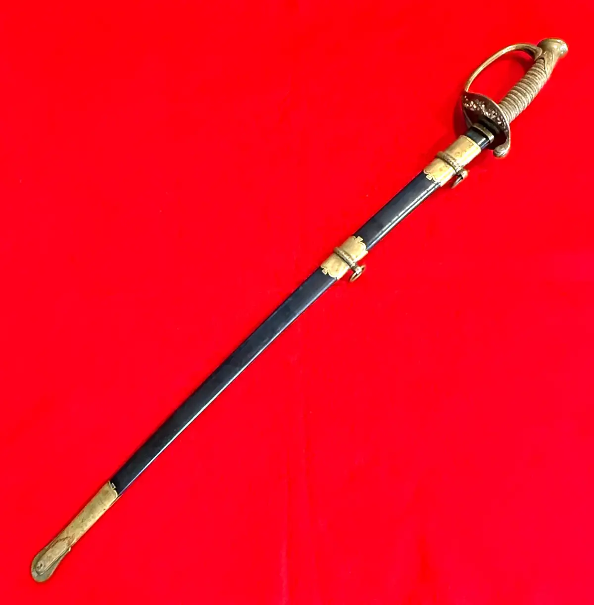 US M1850 Staff and Field Officer Sword by C. Roby alternate view