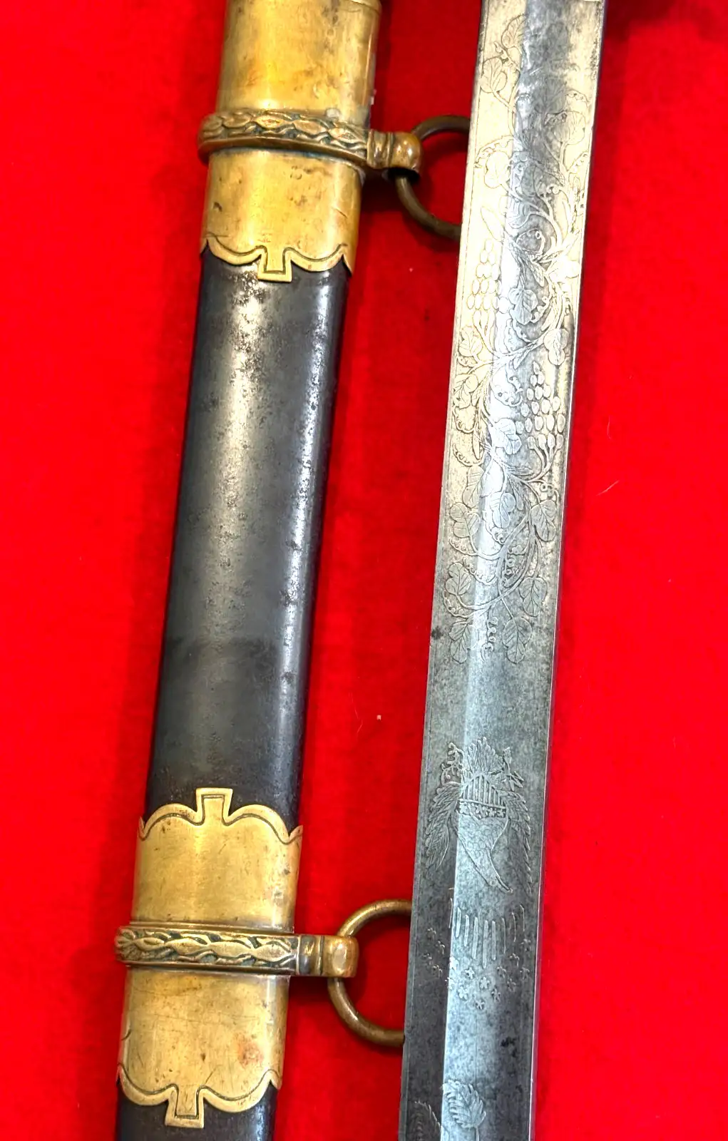 US M1850 Staff and Field Officer Sword by C. Roby - View 7