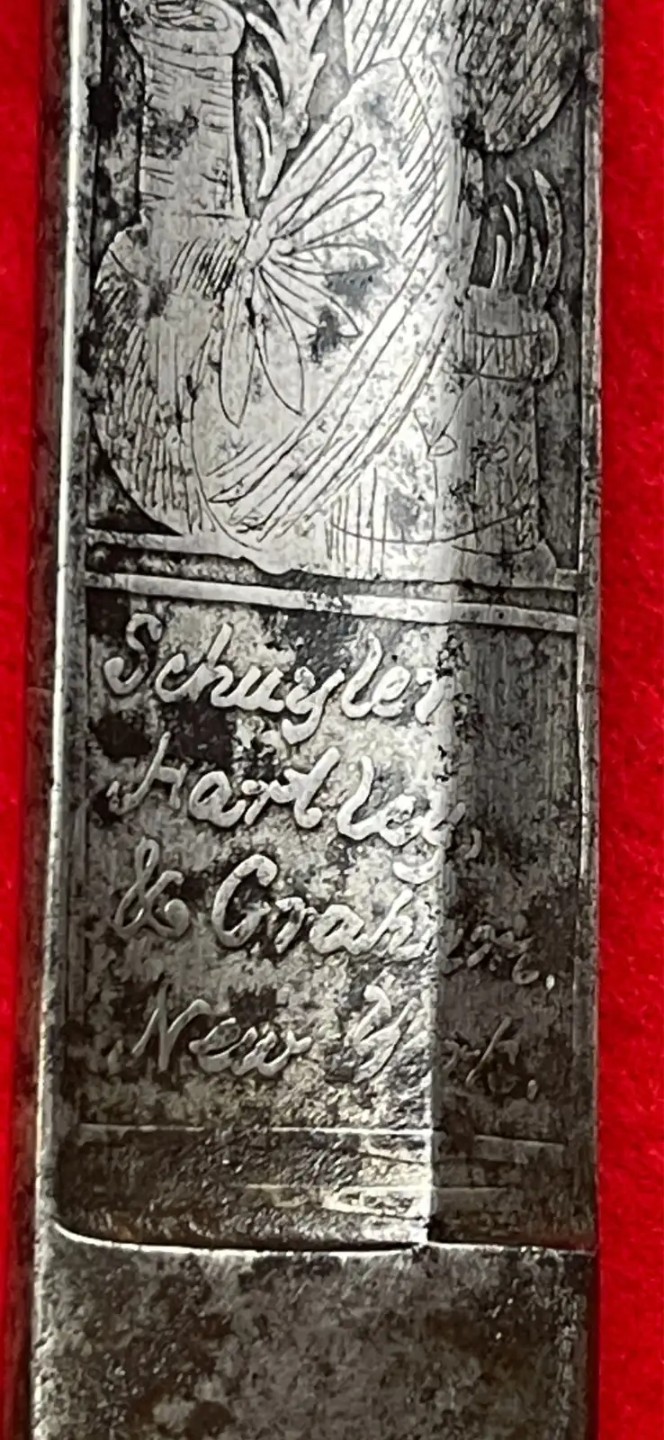 US M1850 Officer Sword by Schuyler Hartley & Graham - View 12