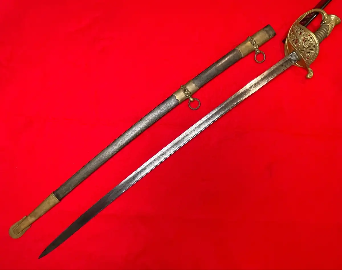 US M1850 Officer Sword by Schuyler Hartley & Graham alternate view