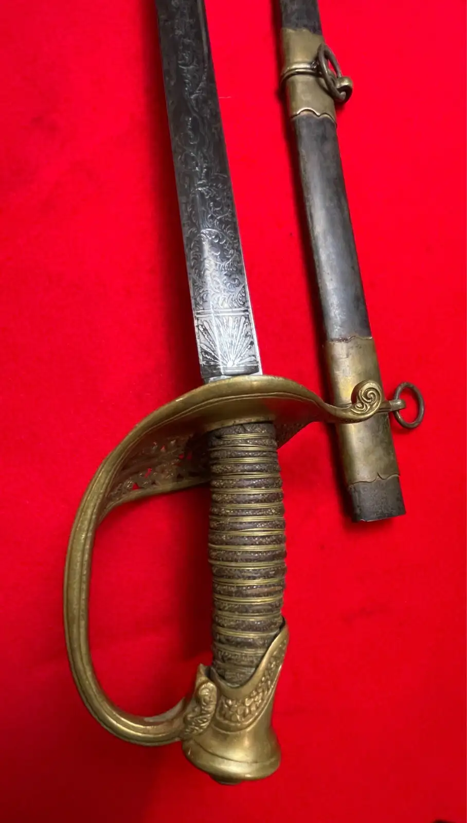 US M1850 Officer Sword by Schuyler Hartley & Graham - View 4