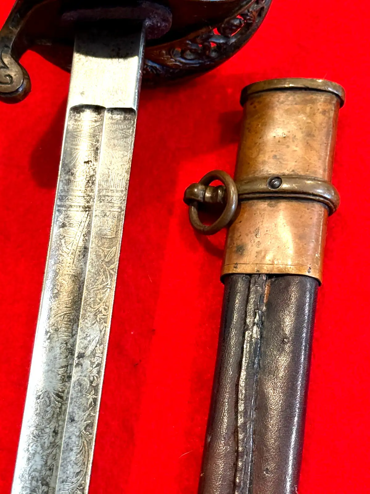 US Civil War M1850 Foot Officer's Sword - View 12