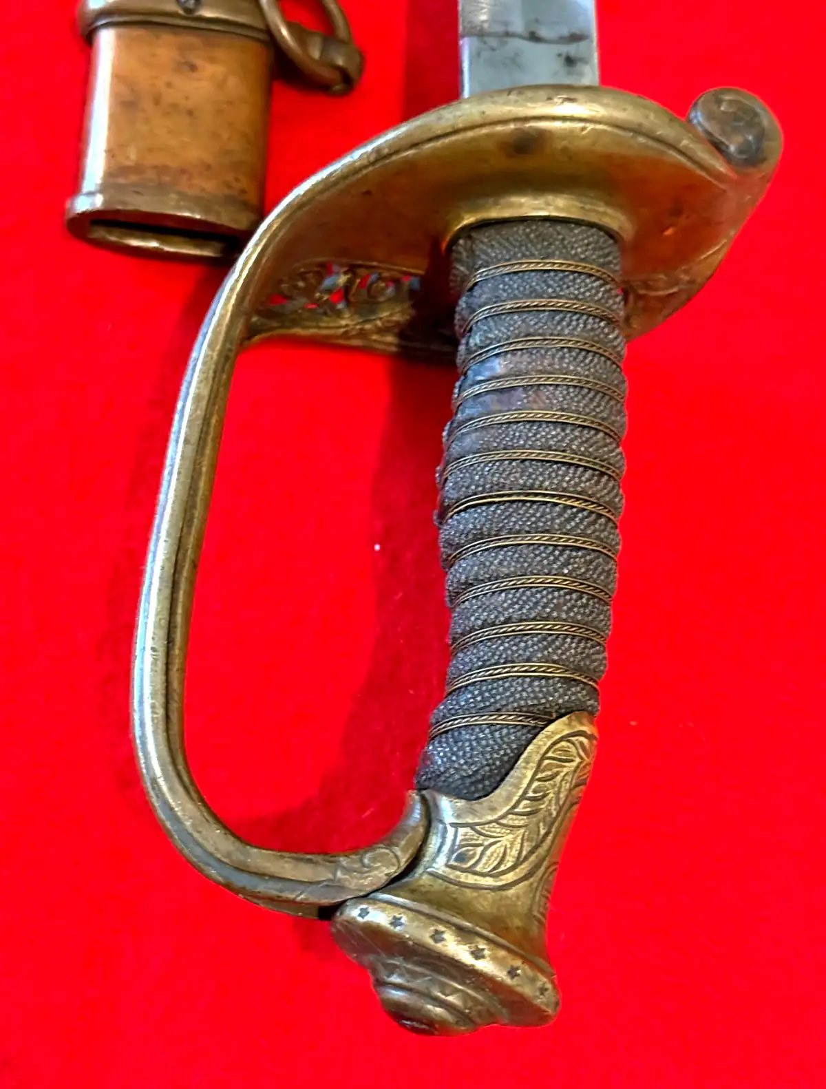 US Civil War M1850 Foot Officer's Sword - View 13