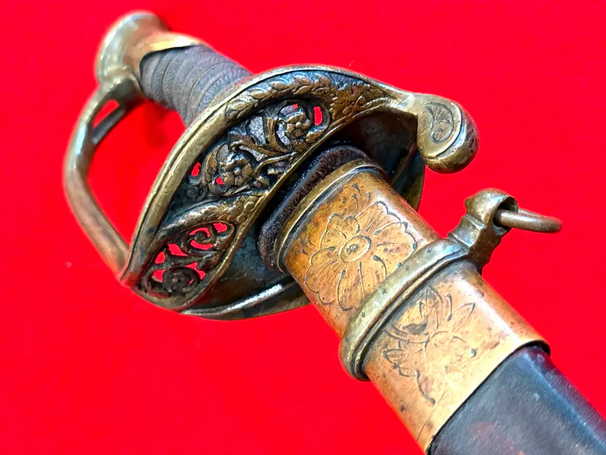 US Civil War M1850 Foot Officer's Sword - View 14