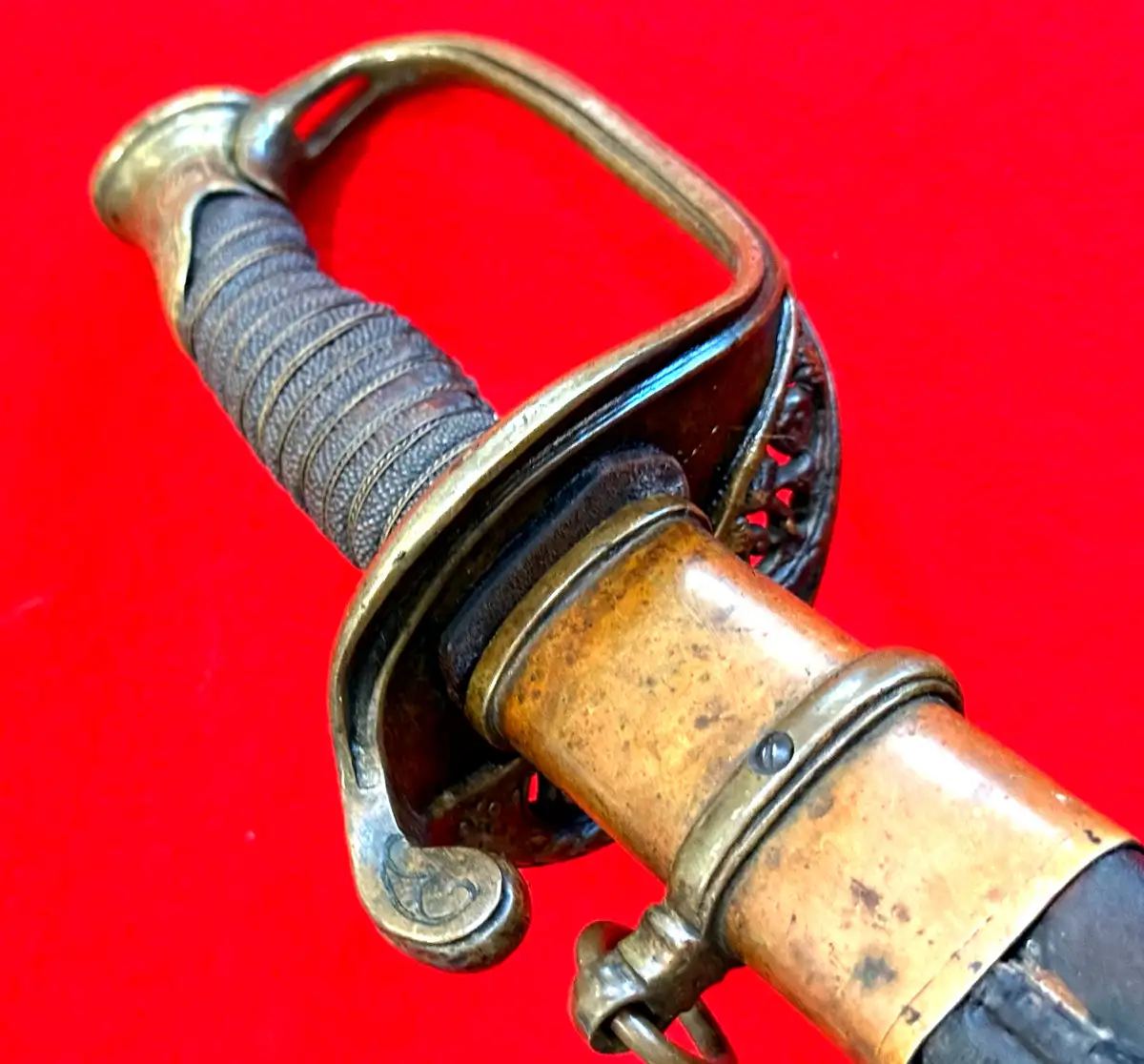 US Civil War M1850 Foot Officer's Sword - View 16