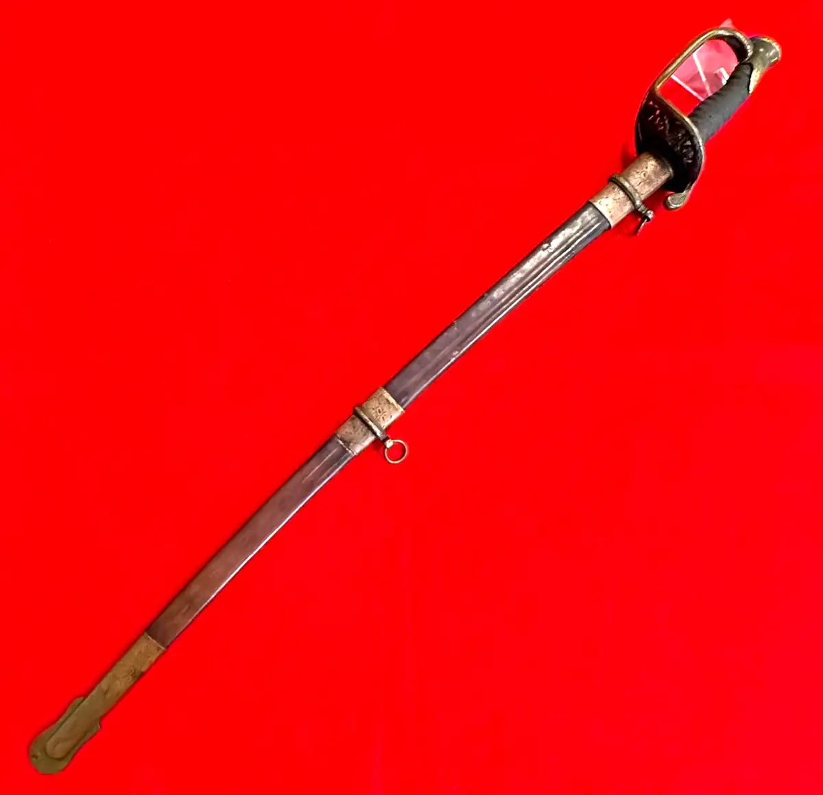 US Civil War M1850 Foot Officer's Sword alternate view
