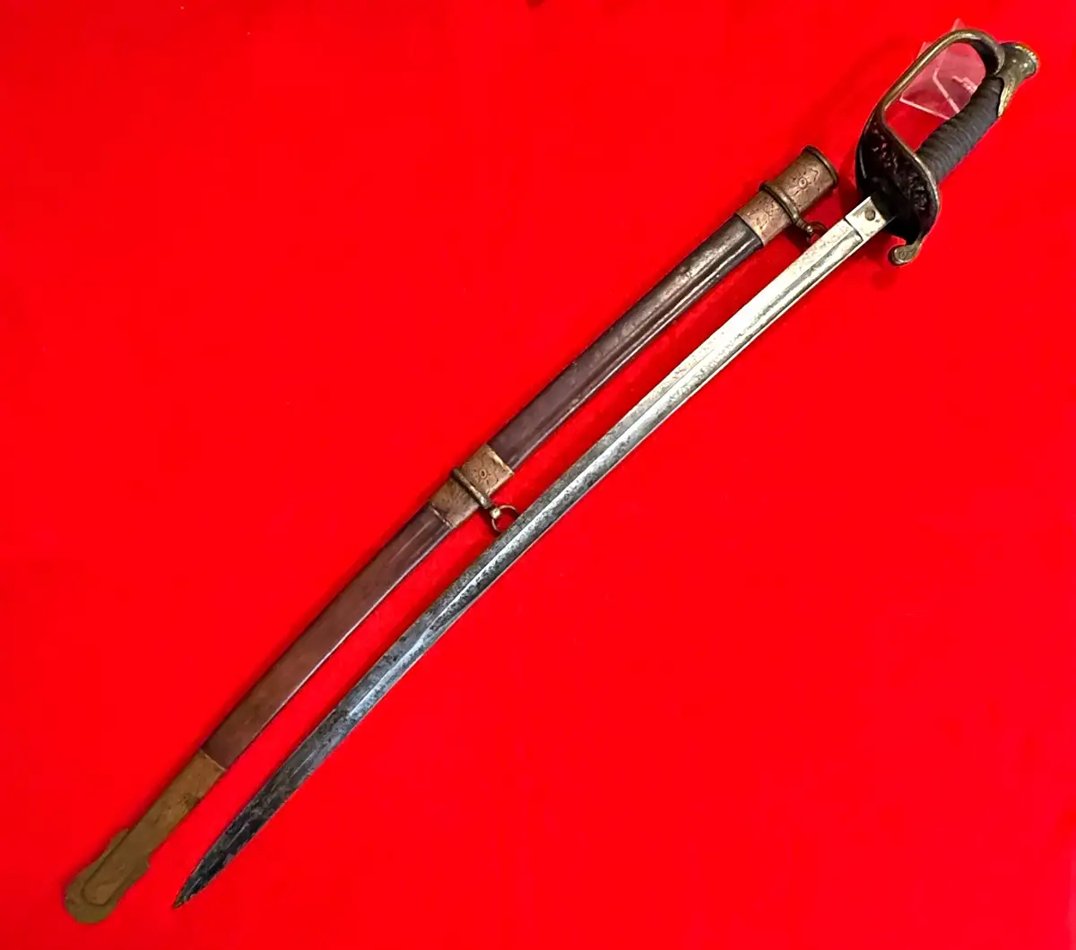 US Civil War M1850 Foot Officer's Sword - View 3