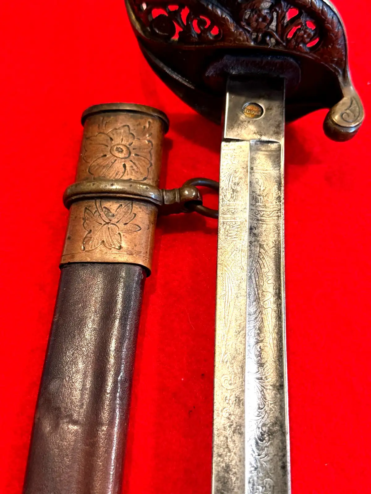 US Civil War M1850 Foot Officer's Sword - View 8