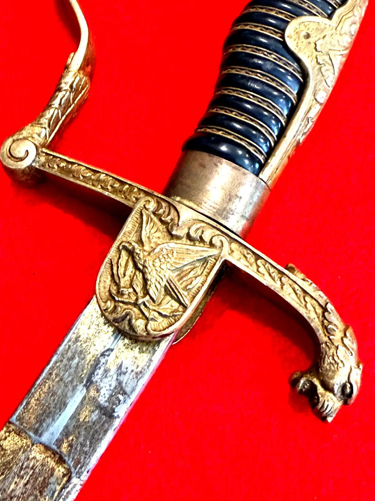 Imperial German Lion Head Officer Sword - View 16