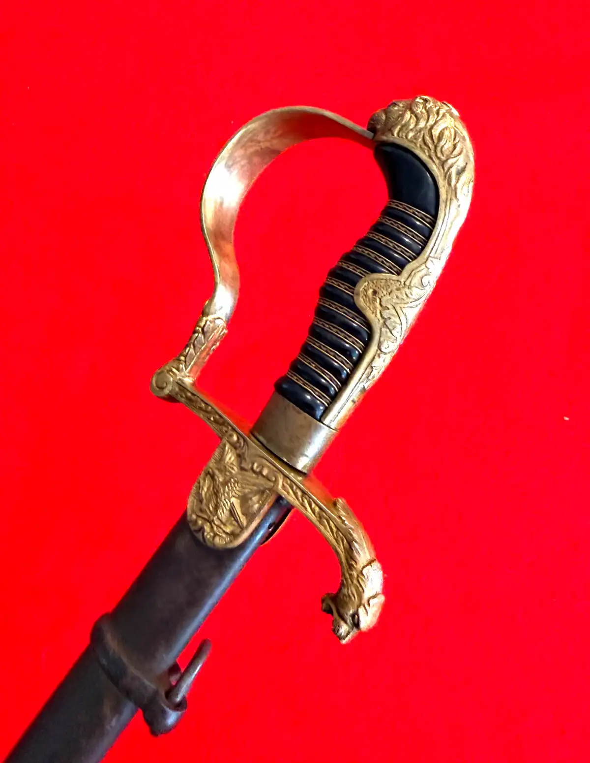 Imperial German Lion Head Officer Sword - View 17