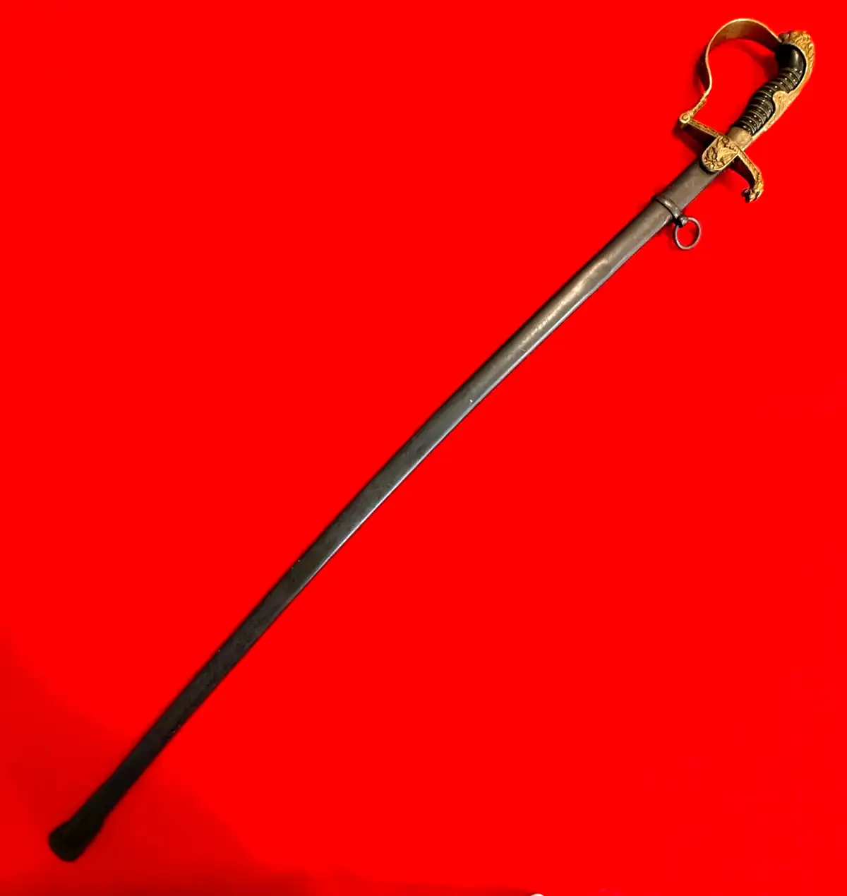 Imperial German Lion Head Officer Sword alternate view