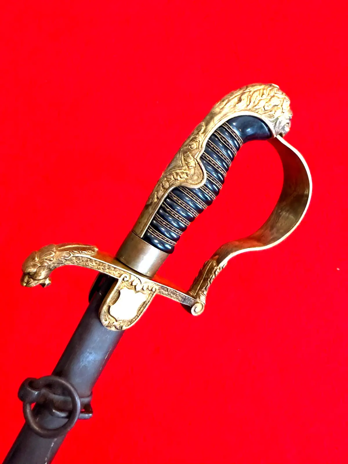 Imperial German Lion Head Officer Sword - View 20