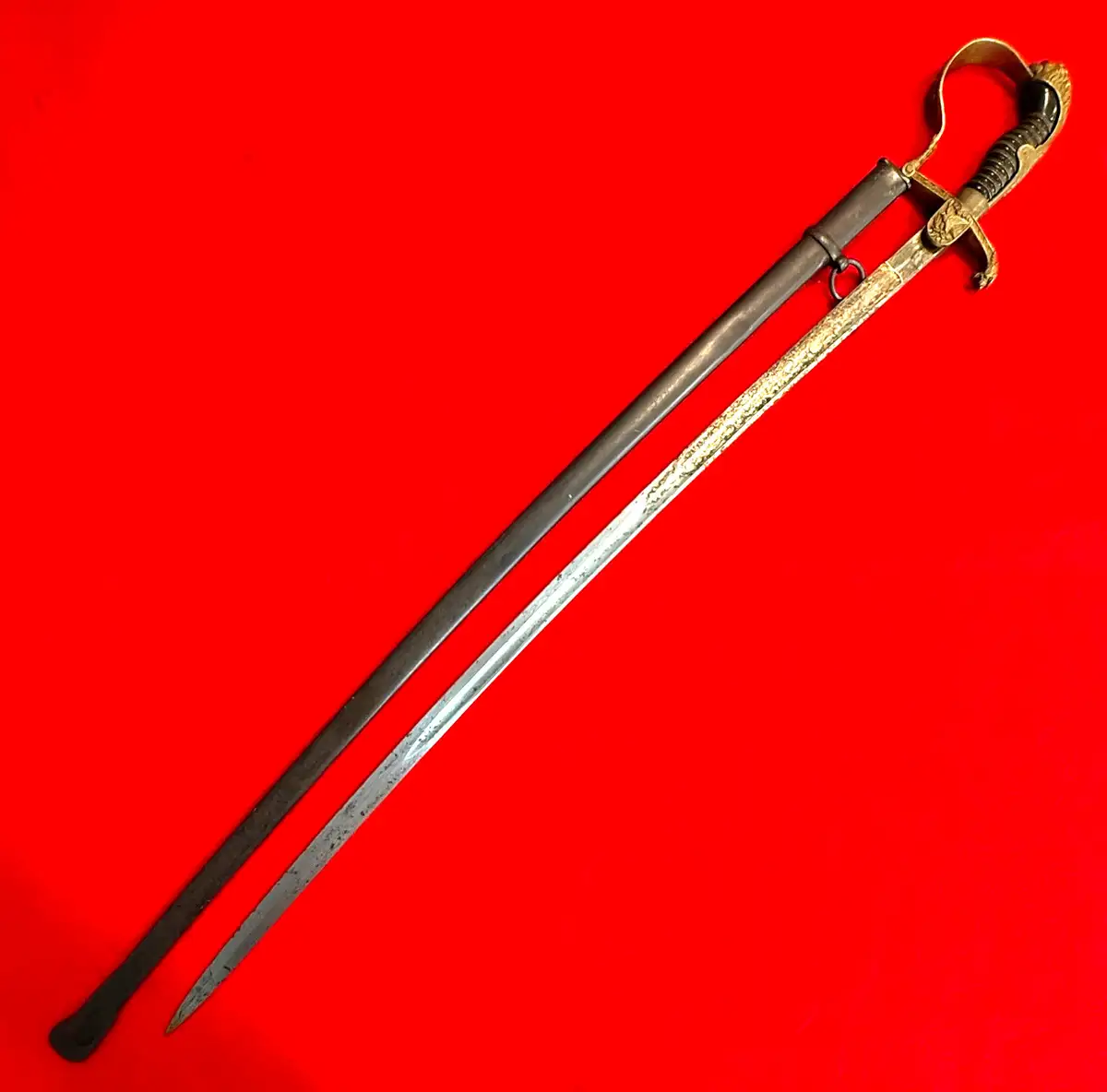 Imperial German Lion Head Officer Sword - View 3