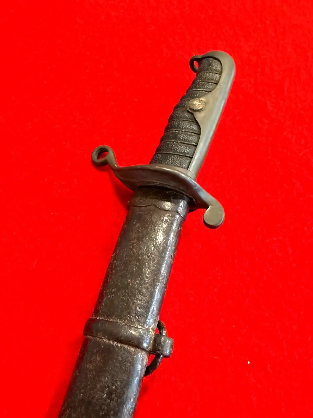 Japanese WW2 Naval Sabre in Gunto Mounts - View 10