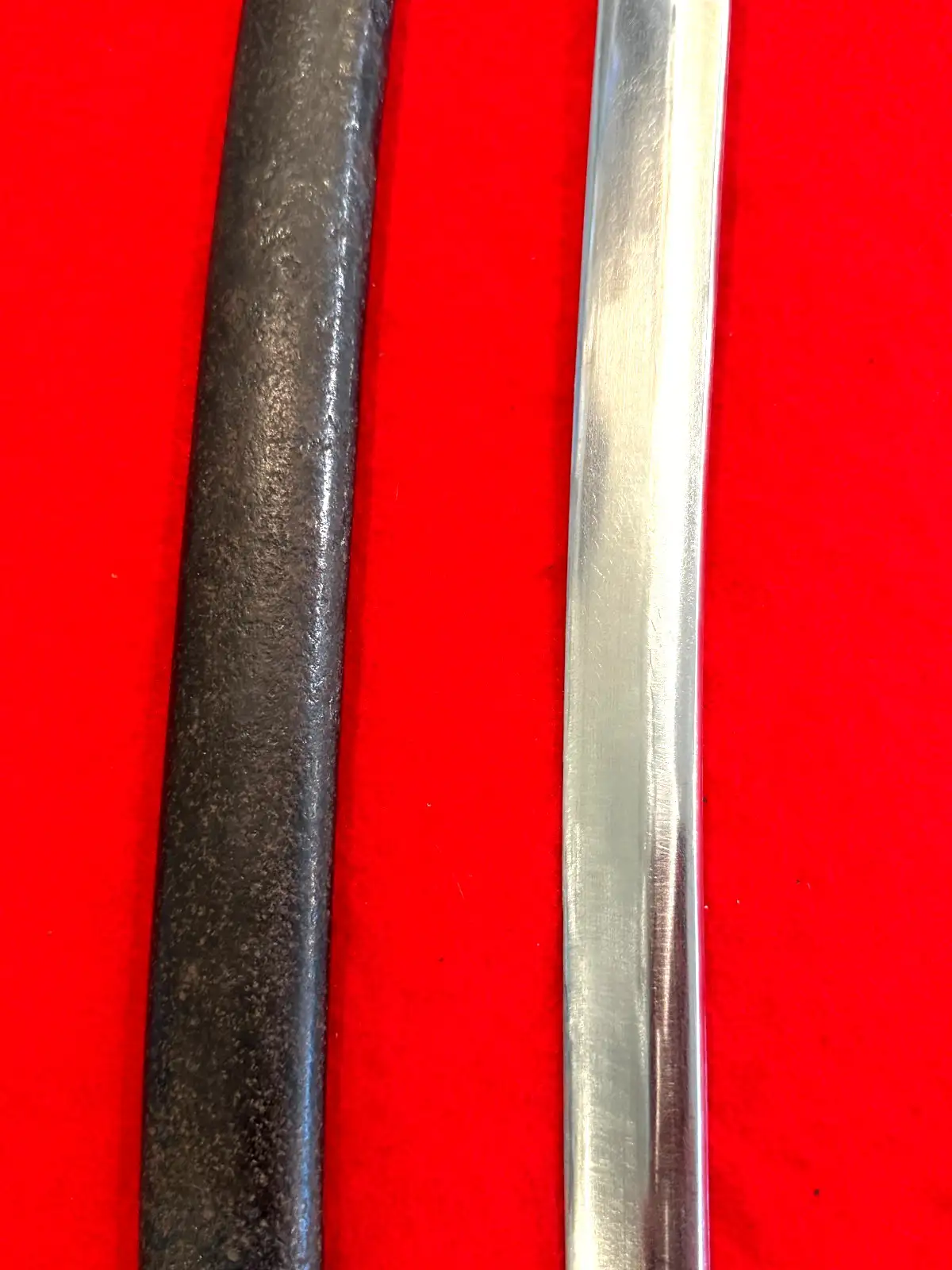 Japanese WW2 Naval Sabre in Gunto Mounts - View 5