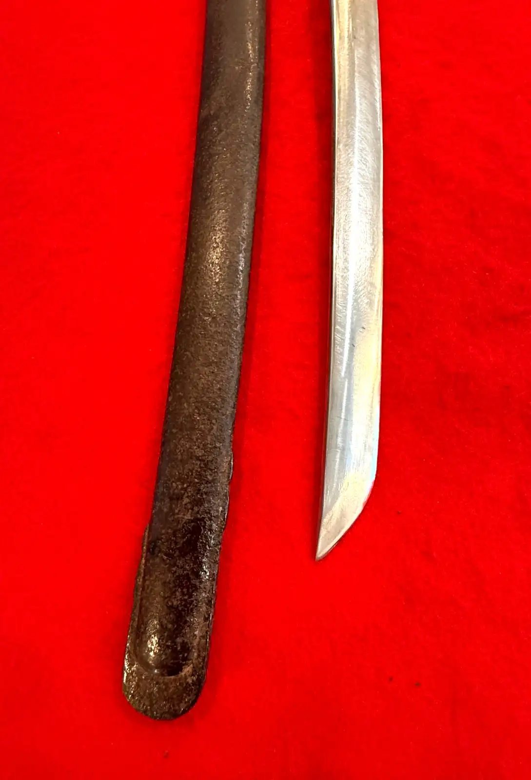 Japanese WW2 Naval Sabre in Gunto Mounts - View 7