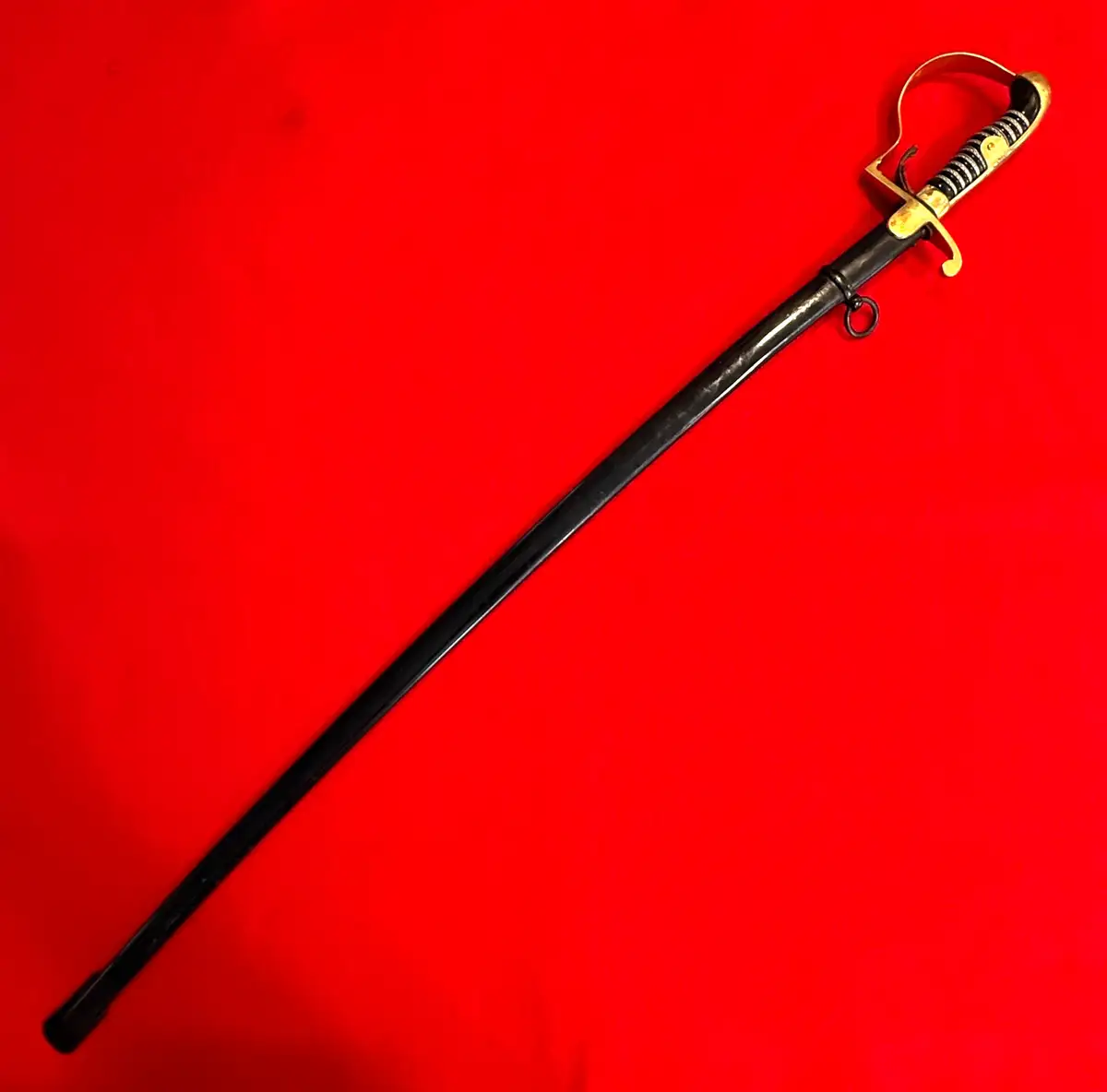 German WW2 Army Officer Sword with Scabbard - View 2