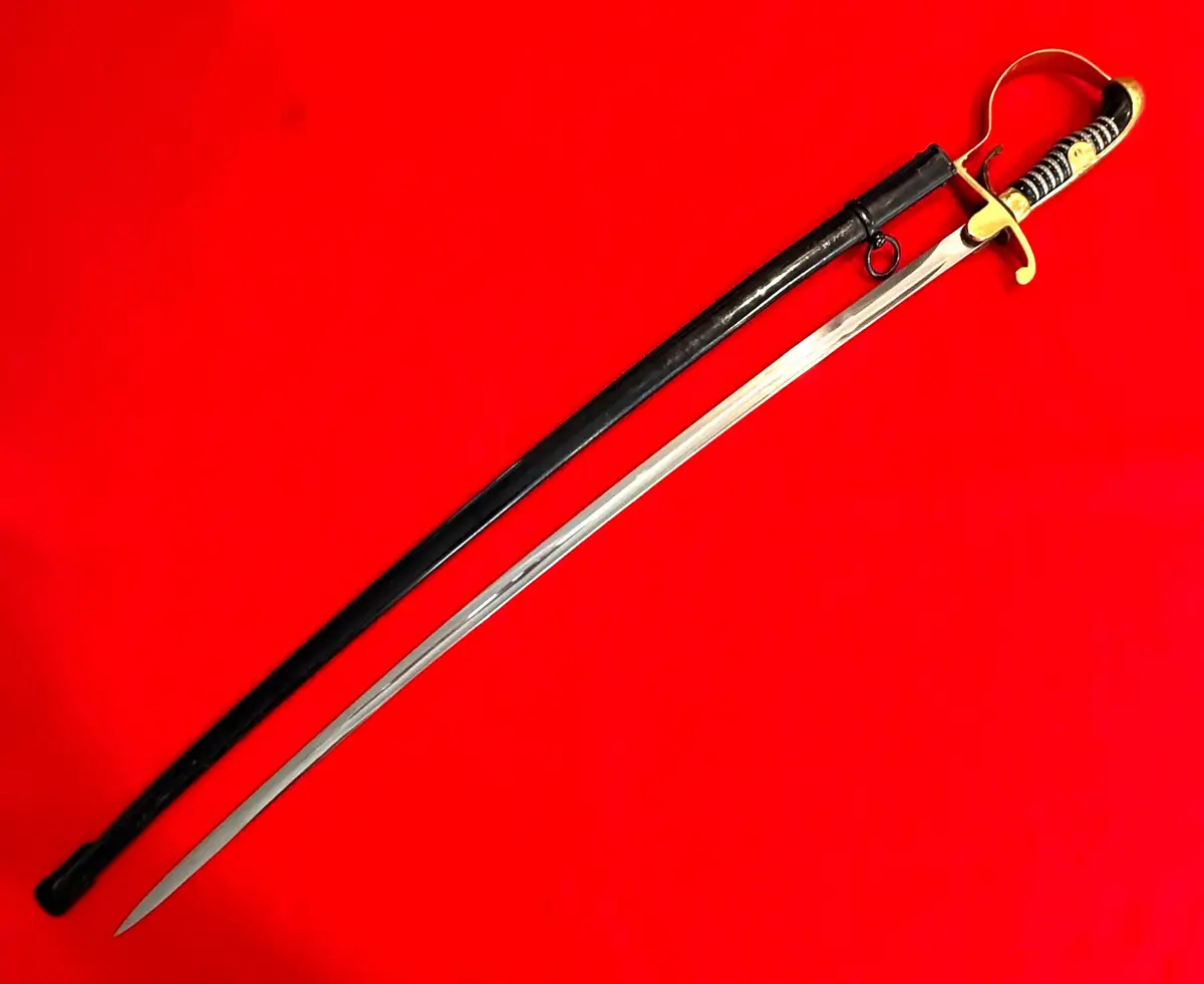 German WW2 Army Officer Sword with Scabbard - View 3