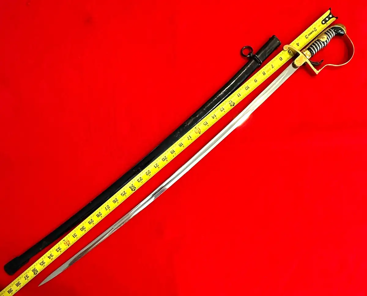 German WW2 Army Officer Sword with Scabbard - View 4