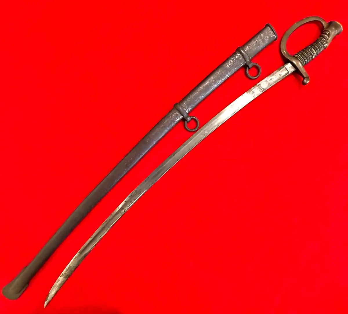 US Civil War M1840 Light Artillery Saber alternate view